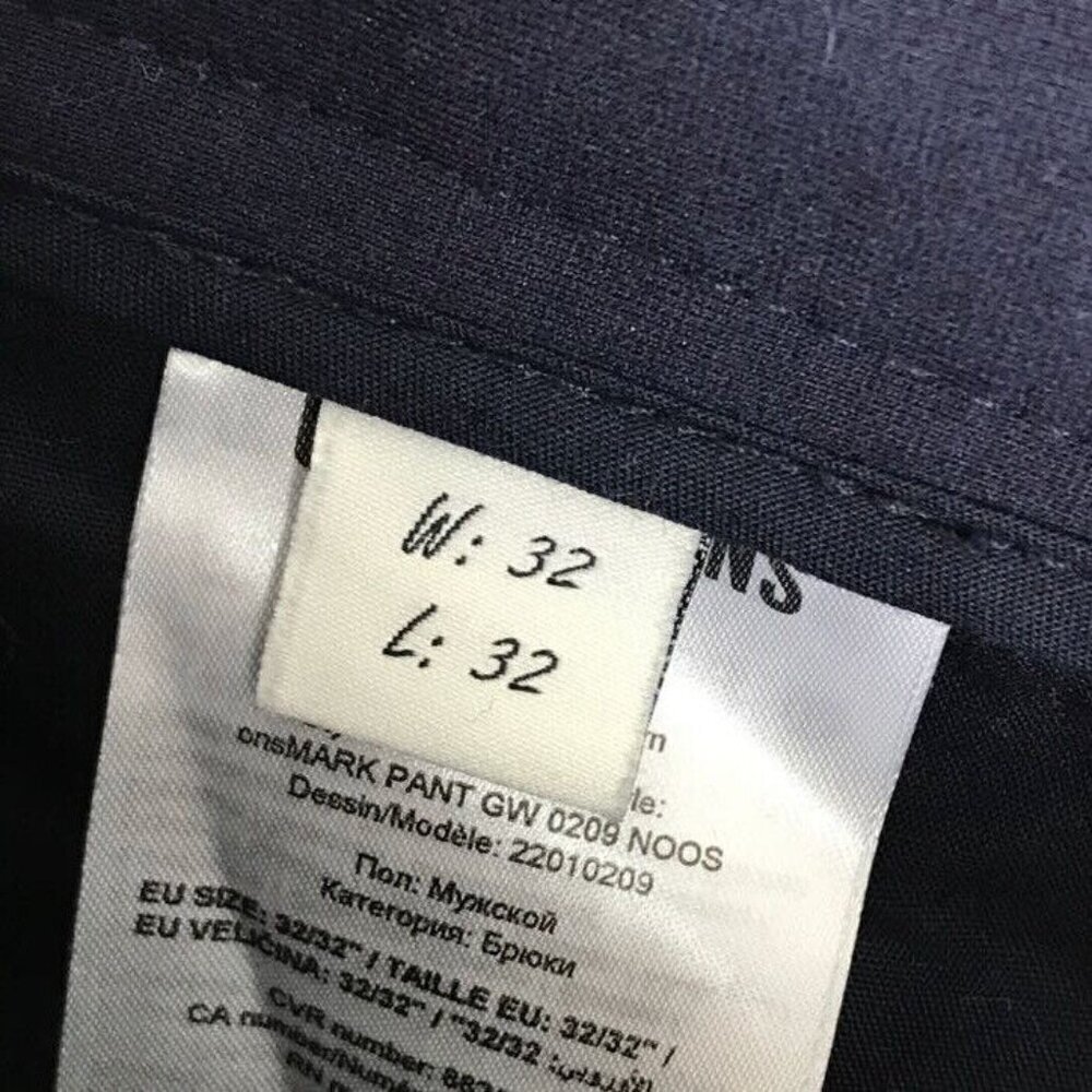 Only & Sons Men's 32 x 32 Onsmark Dress Pants Navy Blue Career Business - Picture 5 of 8